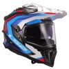 LS2 MX701 EXPLORER-06 CARBON FRONTIER adventure helma bílá/modrá vel.3XL